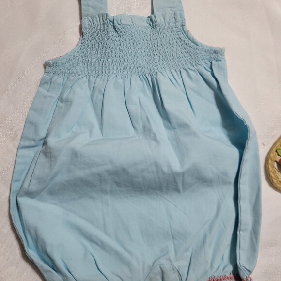 Gymboree Hula Baby NWT 0-3 month Romper and size 01 shoes set. Mixed Z33 - Picture 2 of 4